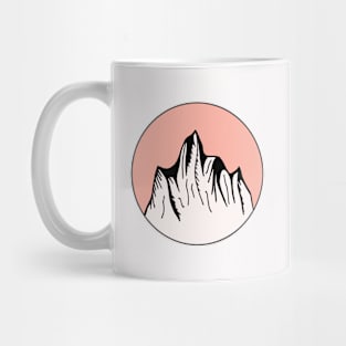 Mountains Sketch V17 Mug